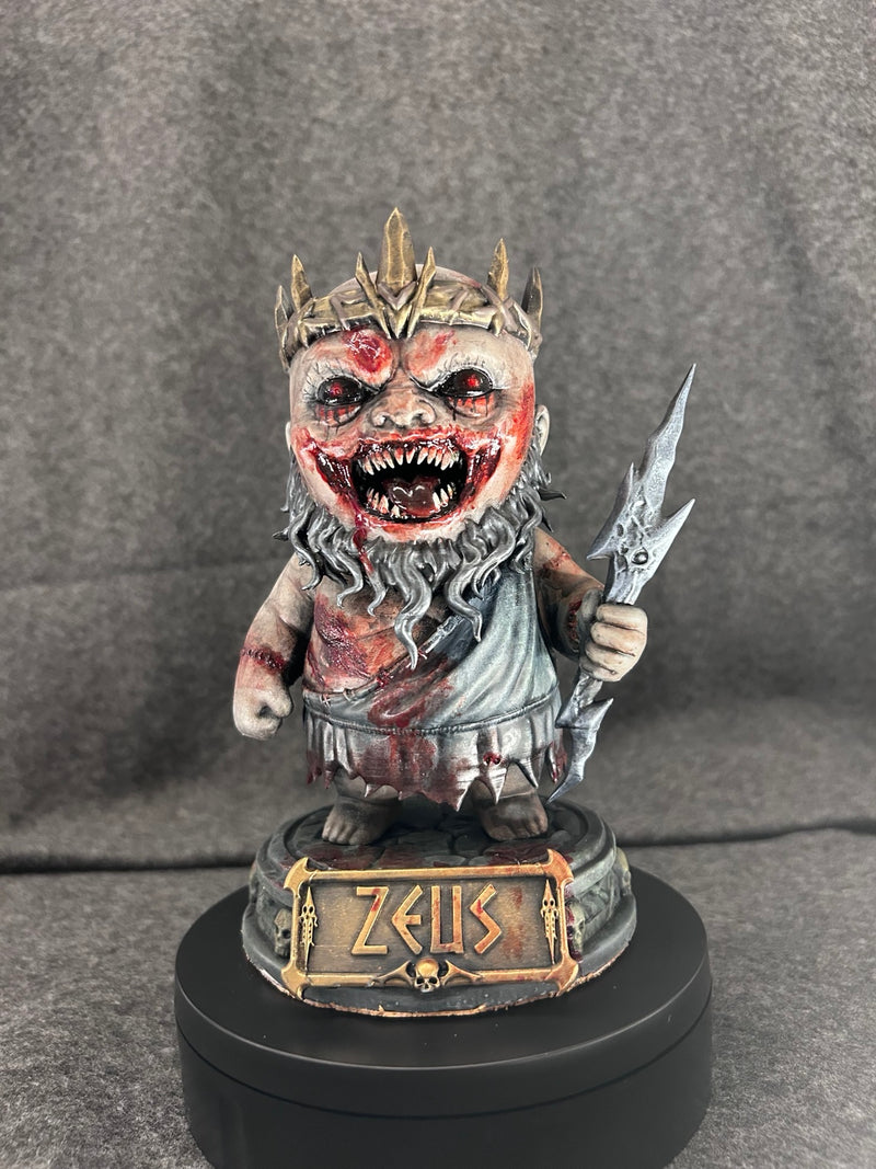 Hand-painted Zeus collectible statue