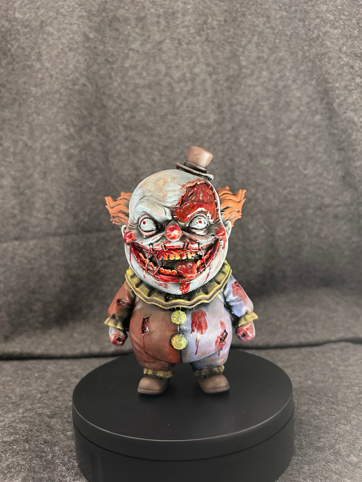 Hand-painted horror clown collectible statue