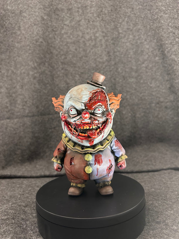 Hand-painted horror clown collectible statue