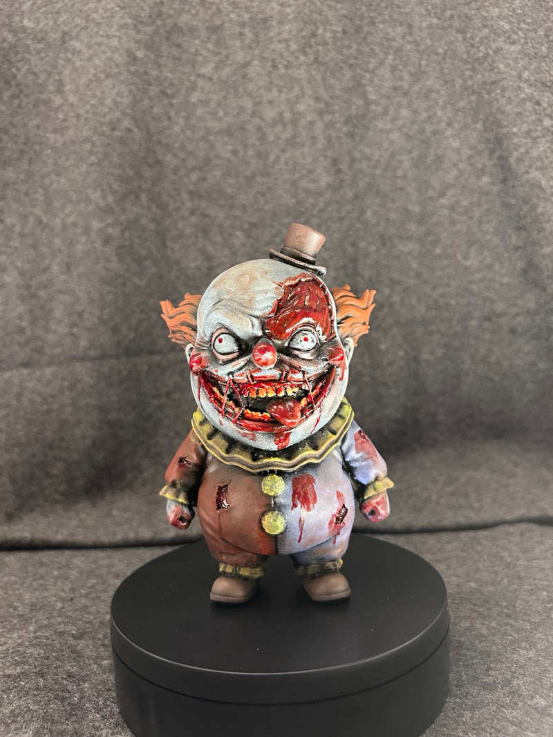 Hand-painted horror clown collectible statue